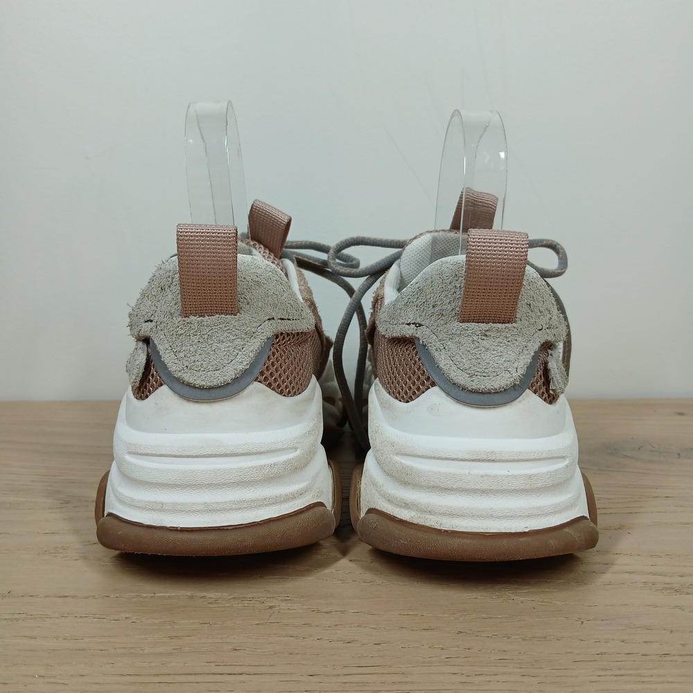 Steve Madden Possession-E Sneakers Womens 7 Blush Suede Mesh Chunky Dad Shoes - Picture 4 of 10
